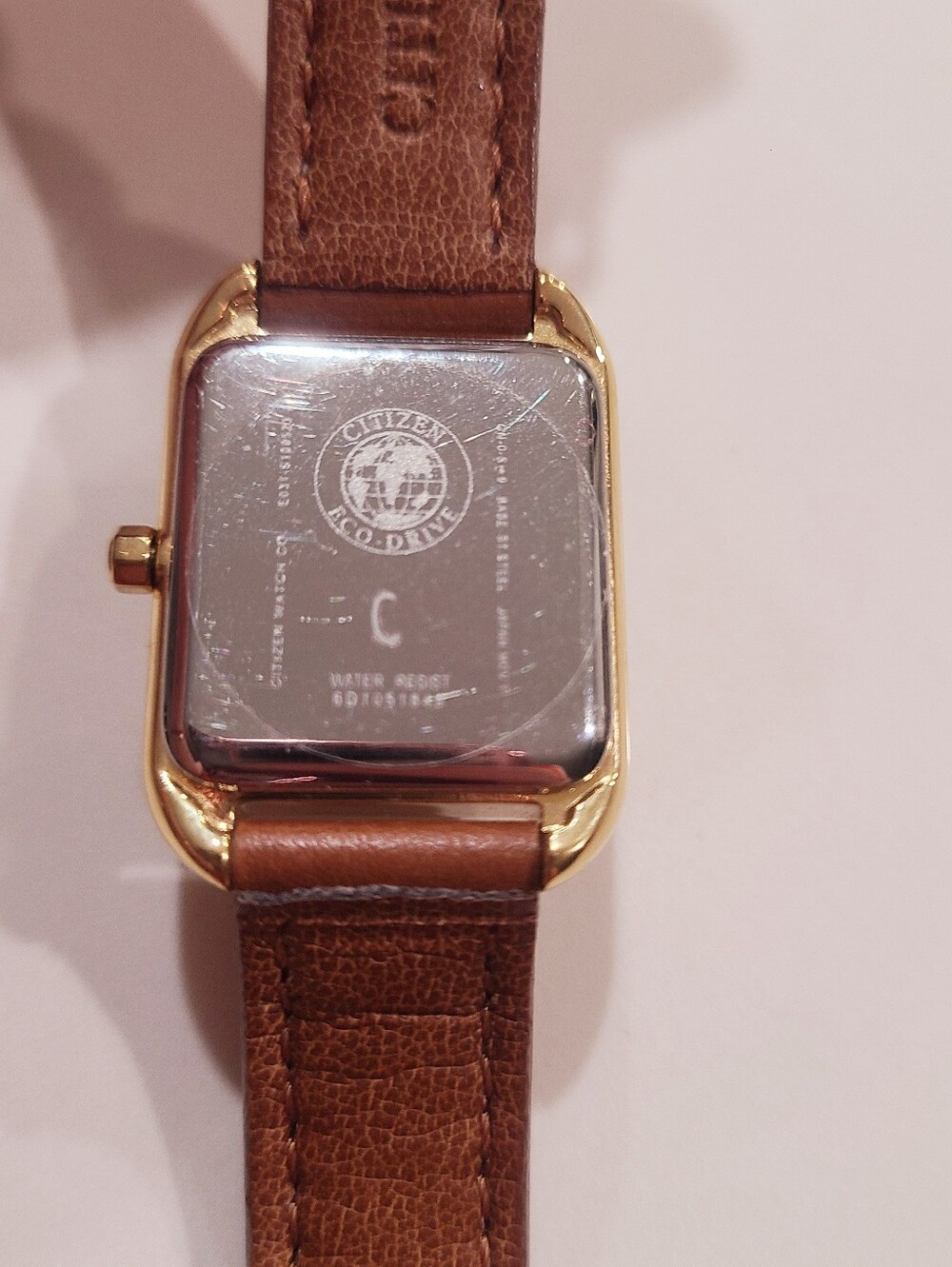 EUC CITIZEN ECO-DRIVE WOMEN'S SILHOUETTE BROWN LEATHER STRAP EM0492-02A - Picture 12 of 16
